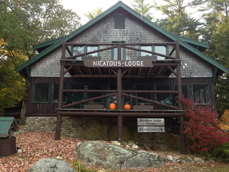 View of the Front of the Lodge